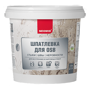 Шпатлевка "Neomid" для плит OSB 1.3 кг