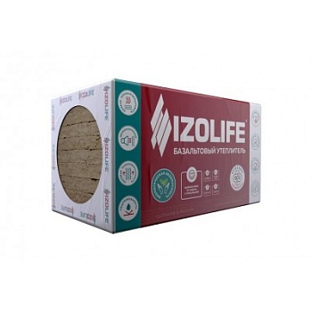 Утеплитель IZOLIFE Л-35, 1200Х600Х100 мм (4 плит, 2,88 кв.м) Аналог Роклайт